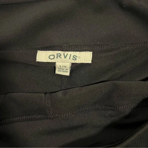 Orvis Black Skirt with built in Shorts with Pockets - Picture 2 of 6
